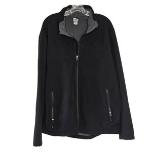 C9 by Champion black fleece lined zip front mid weight jacket size XL